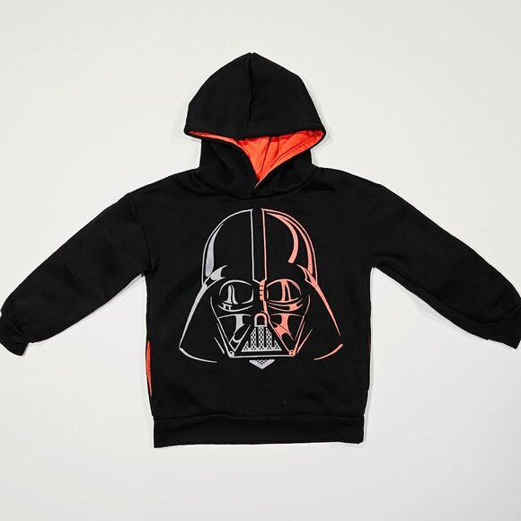 Star Wars Darth Vader Kids Hoodie Black & Red Size 6 - Picture 1 of 6